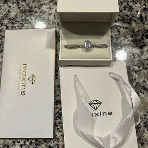 Wedding Bridal Trio Set 925 Sterling silver with 18k gold plate